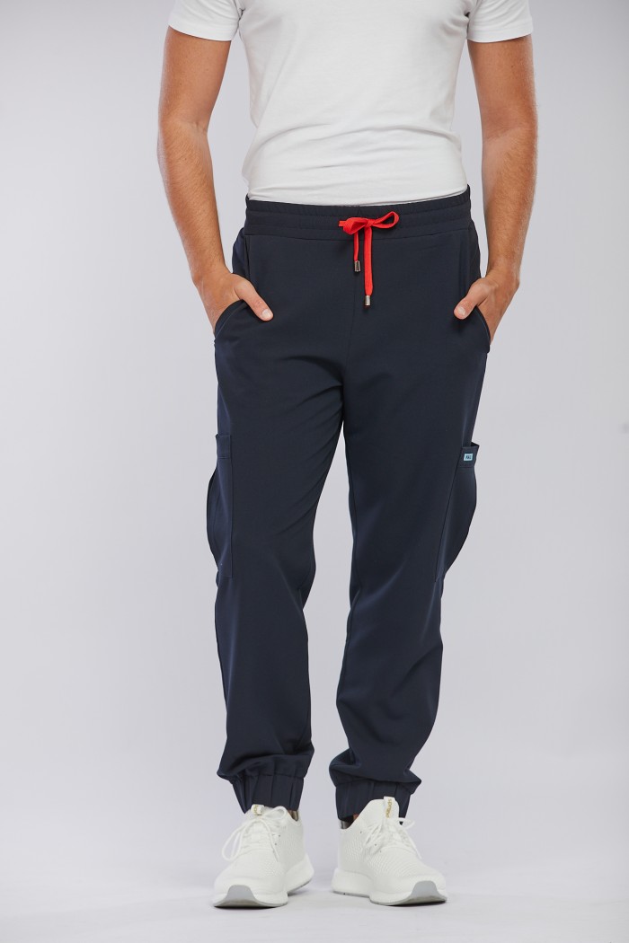 Spodnie medyczne męskie - Blueberry midnight